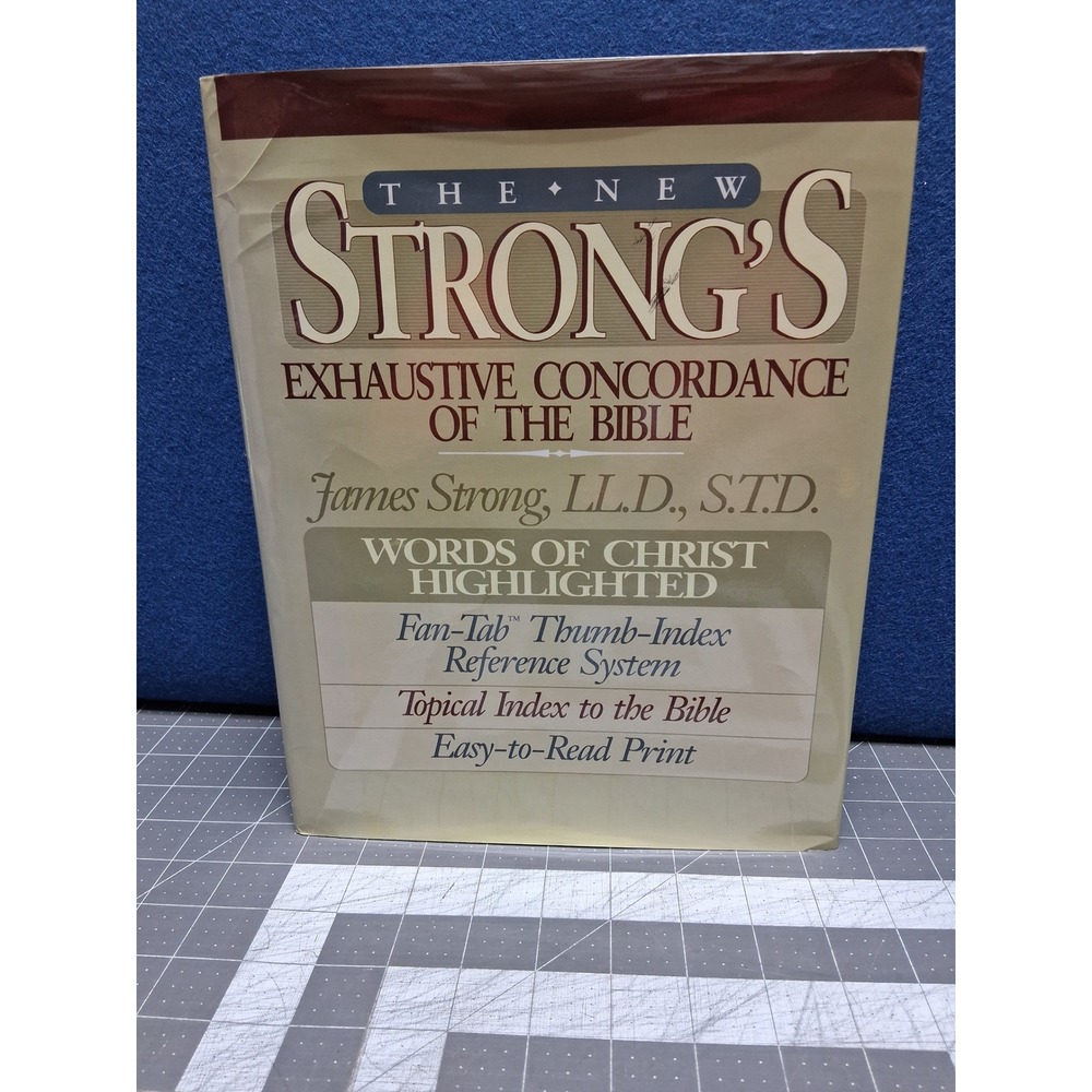 Thomas Nelson The New Strongs Exhaustive Concordance of the Bible Hardcover Tan